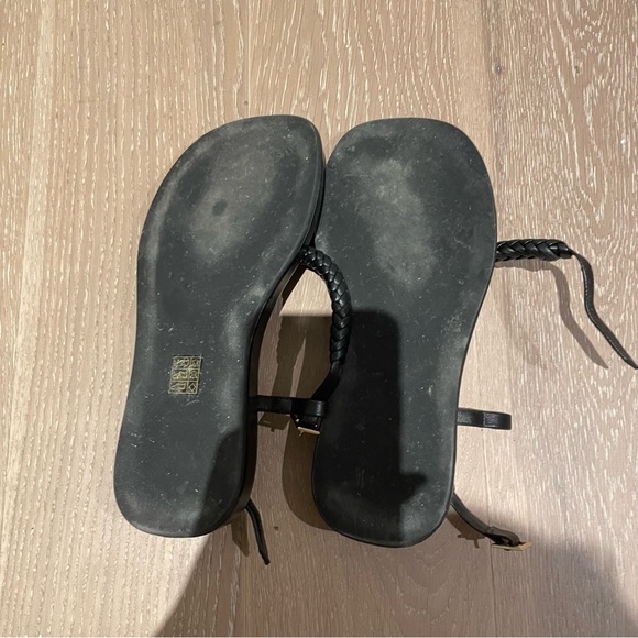 GIABORGHINI x Rosie Huntington-Whiteley thong sandals Black - Picture 4 of 5